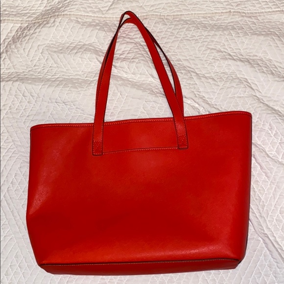 LARGE red orange micheal kors bag - Picture 2 of 4